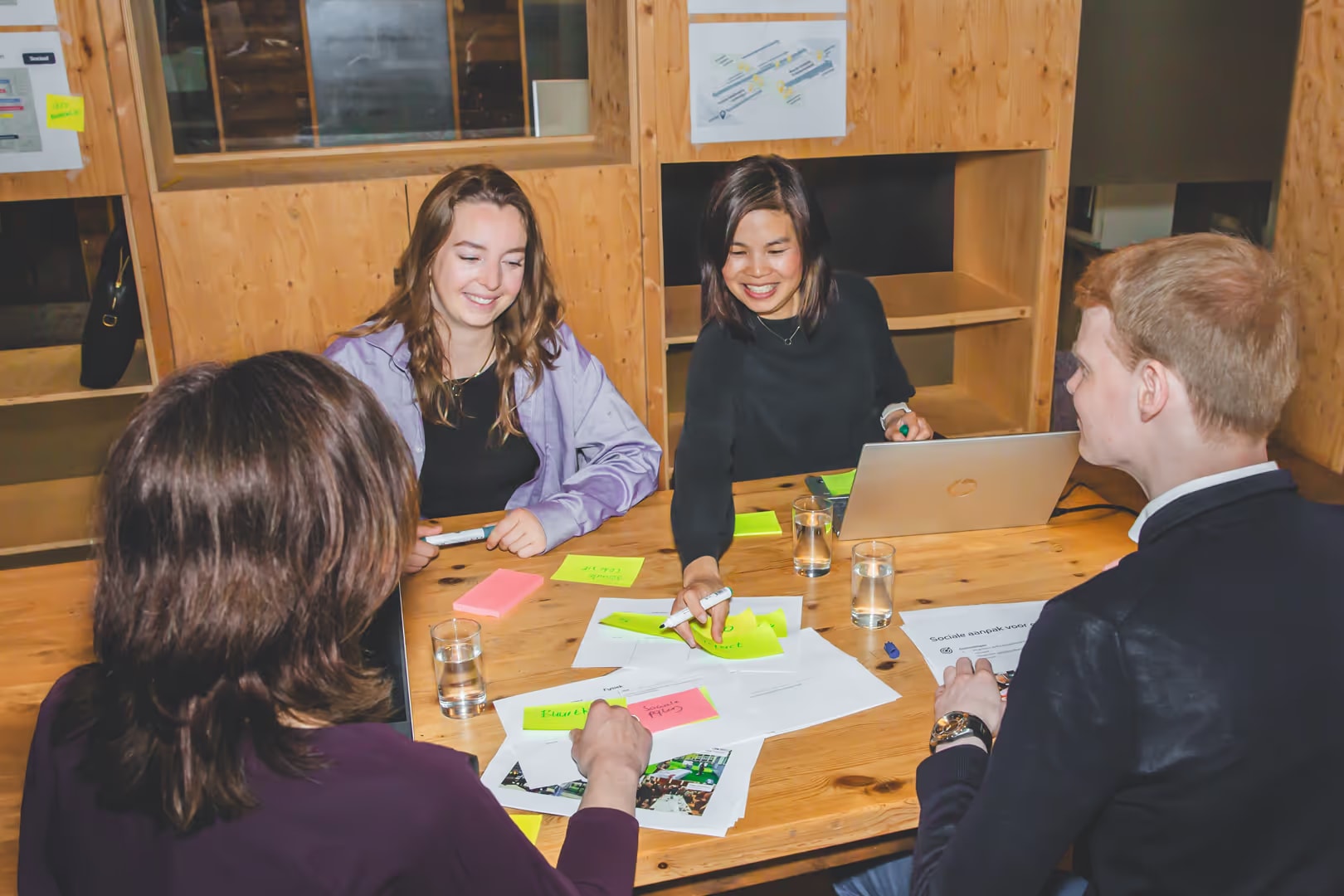 BuurtBoost team brainstorm